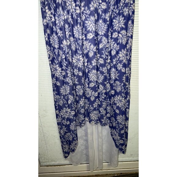 Sweet Peas Blue Floral Dress -- Large - Picture 5 of 10
